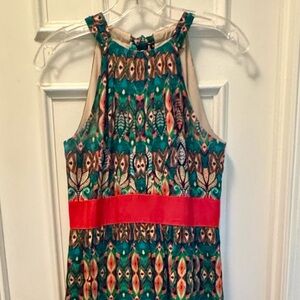 Eliza J Paisley Halter Maxi Dress Size 4
